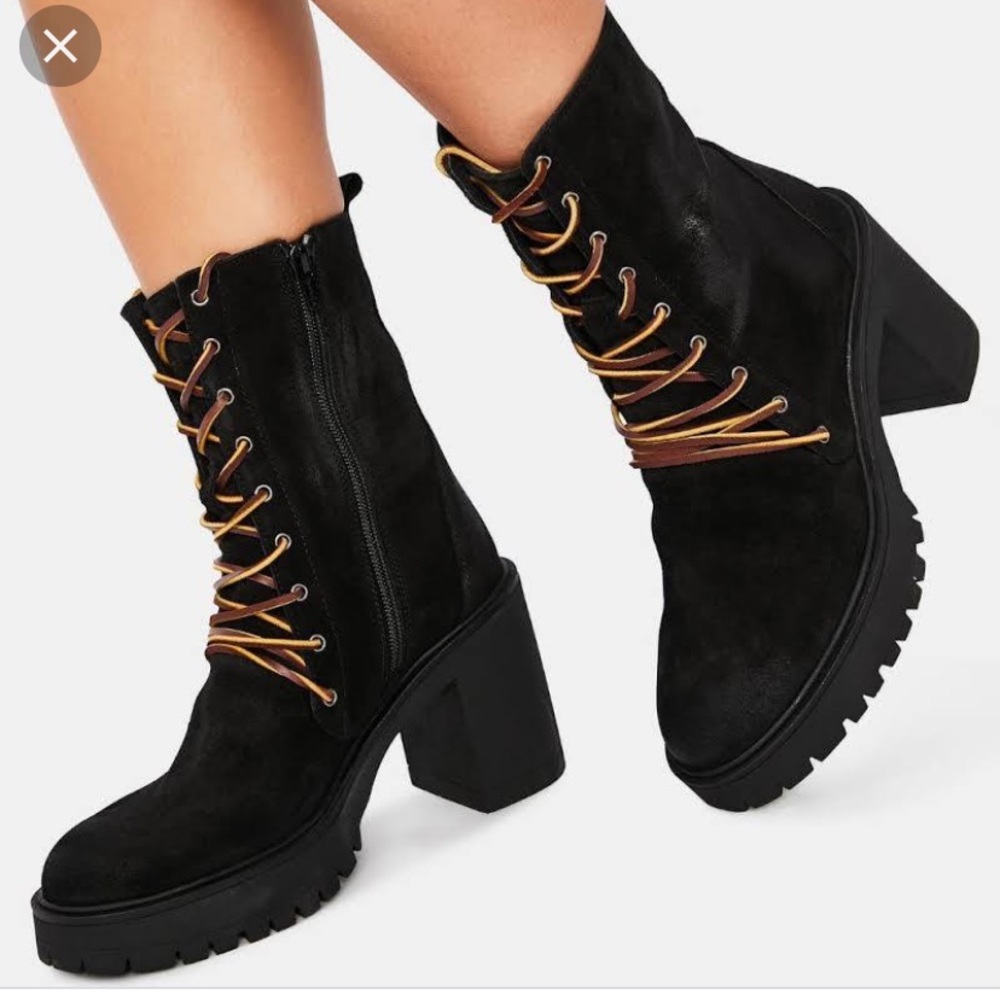 FREE PEOPLE DYLAN LACE UP BOOT - Picture 5 of 5